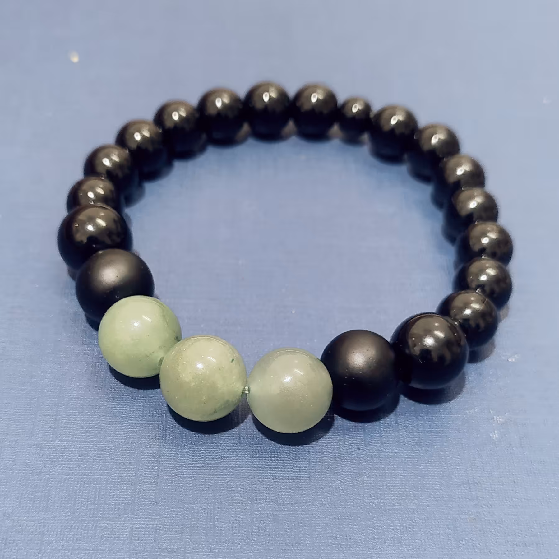 دستبند سنگ آونتورین و اونیکس،معدنی و اصل