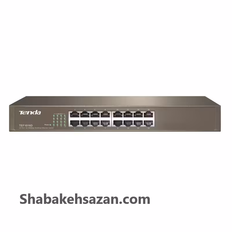 سوییچ 16 پورت تندا مدل TEF1016D
