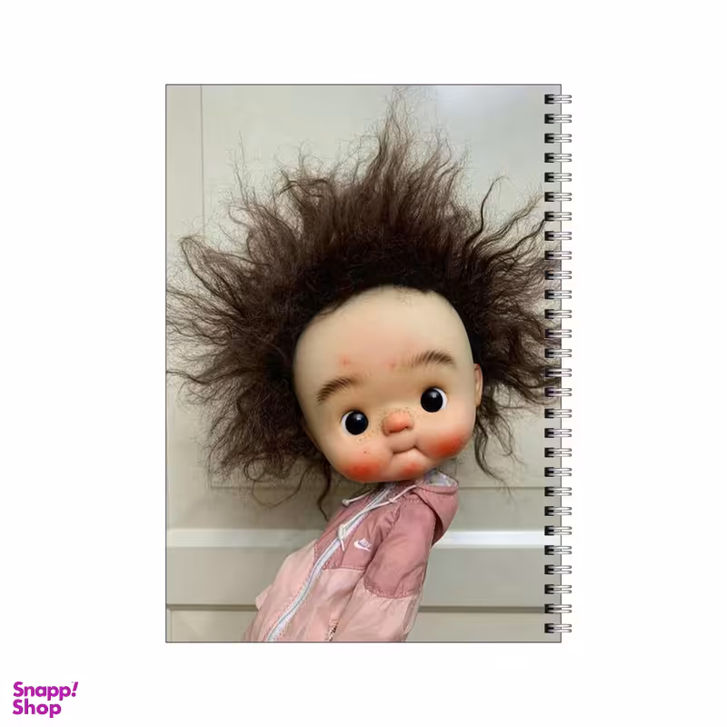 دفتر مشق 100 برگ بامبیلیپ طرح عروسک شلخته کد 3198931