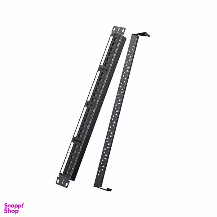 پچ پنل 24 پورت بدون کیستون Cat6 یوگرین (Ugreen) مدل NW126