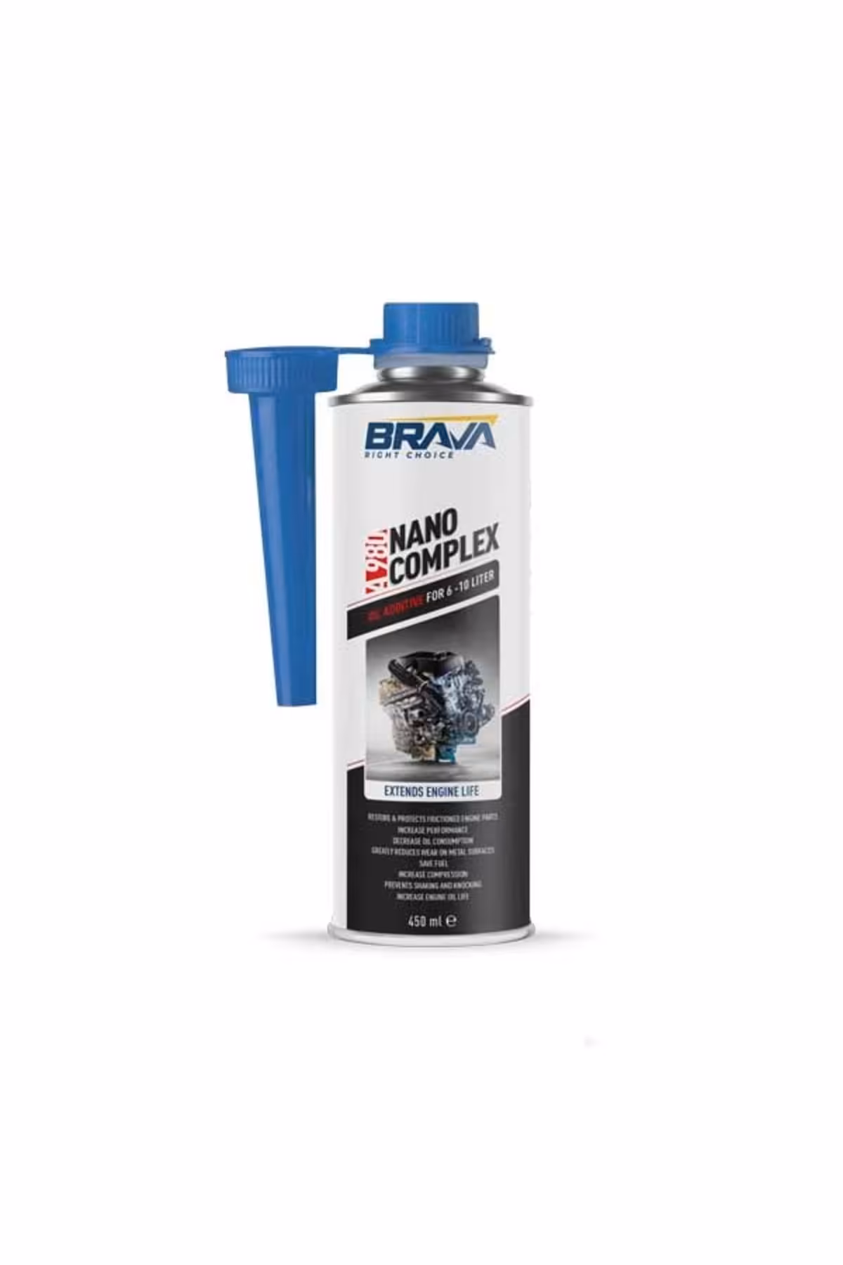 روغن و مکمل موتور A980 NANO COMPLEX SPECIAL OIL MOTOR Brava