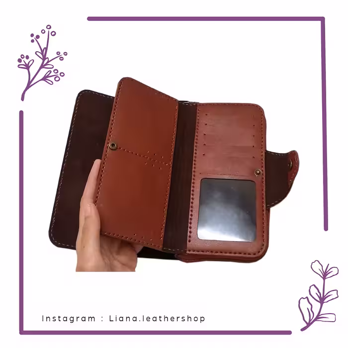 کیف دستی مدل متین چرم طبیعی ممتاز کاملا دستدوز 