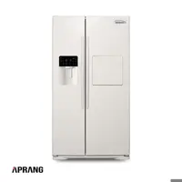 یخچال فریزر ساید بای ساید الکترواستیل مدل الکترو رویال - Electro Royal - سفید چرمی
