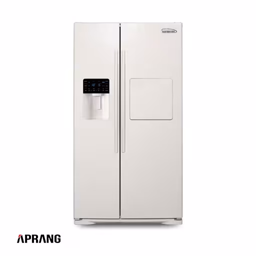 یخچال فریزر ساید بای ساید الکترواستیل مدل الکترو رویال - Electro Royal - سفید چرمی