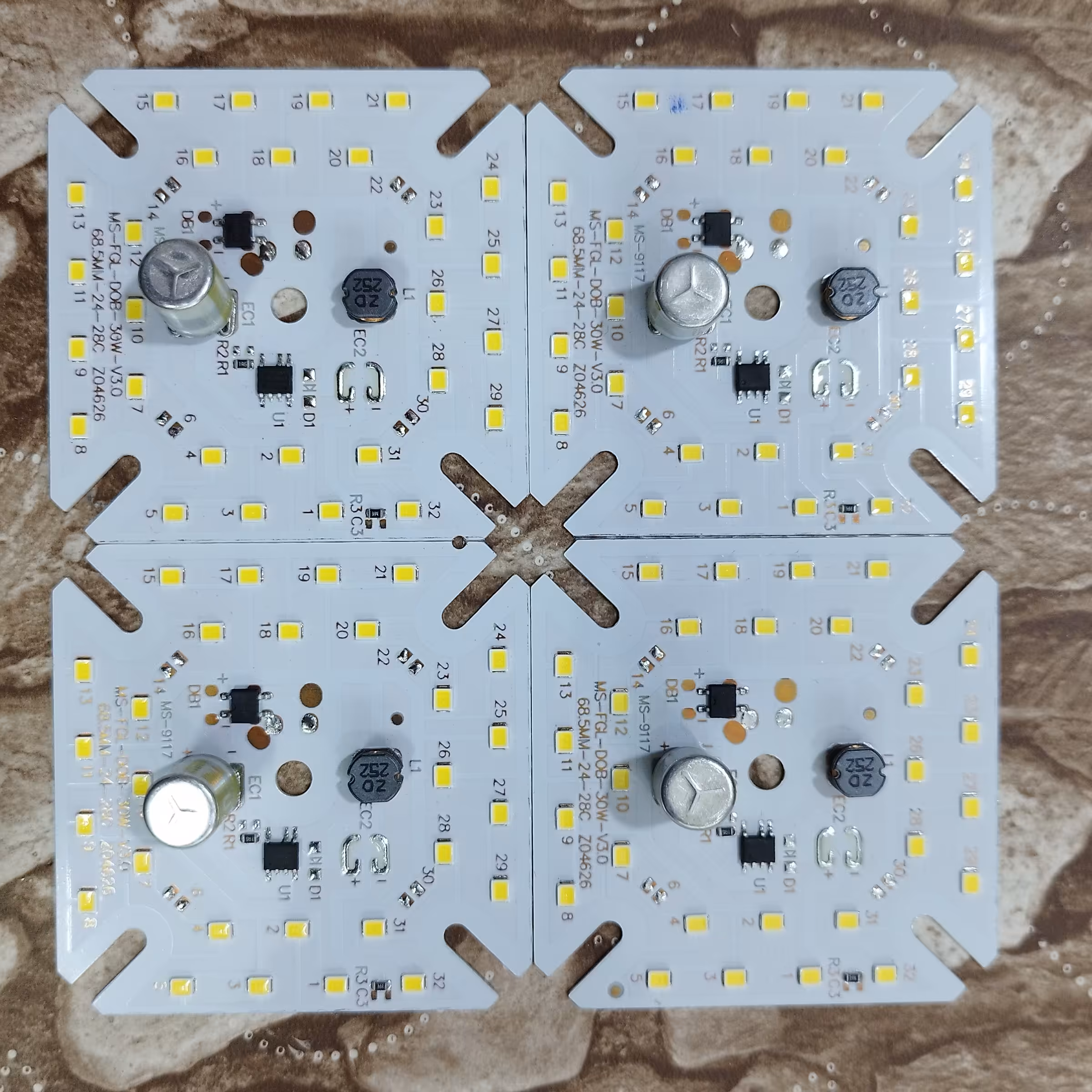 چیپ SMD برق مستقیم (DOB) 30 وات 