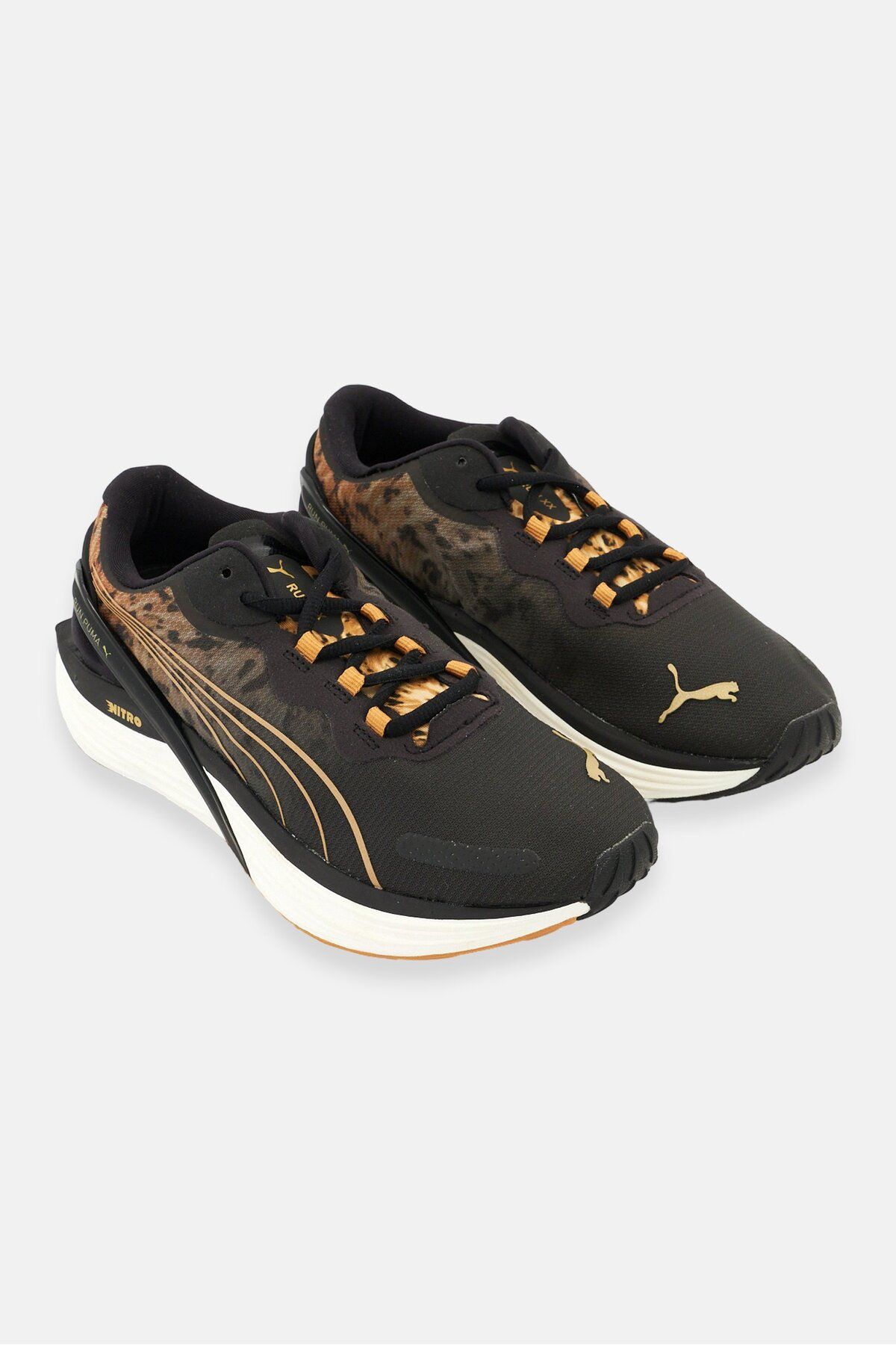 کفش پیاده روی خاکستری زنانه كفش كتانى دويدن مدل Run Xx Nitro Safari Glam Puma