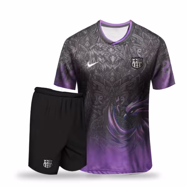 پیراهن و شورت کانسپت بارسلونا 2024/2025