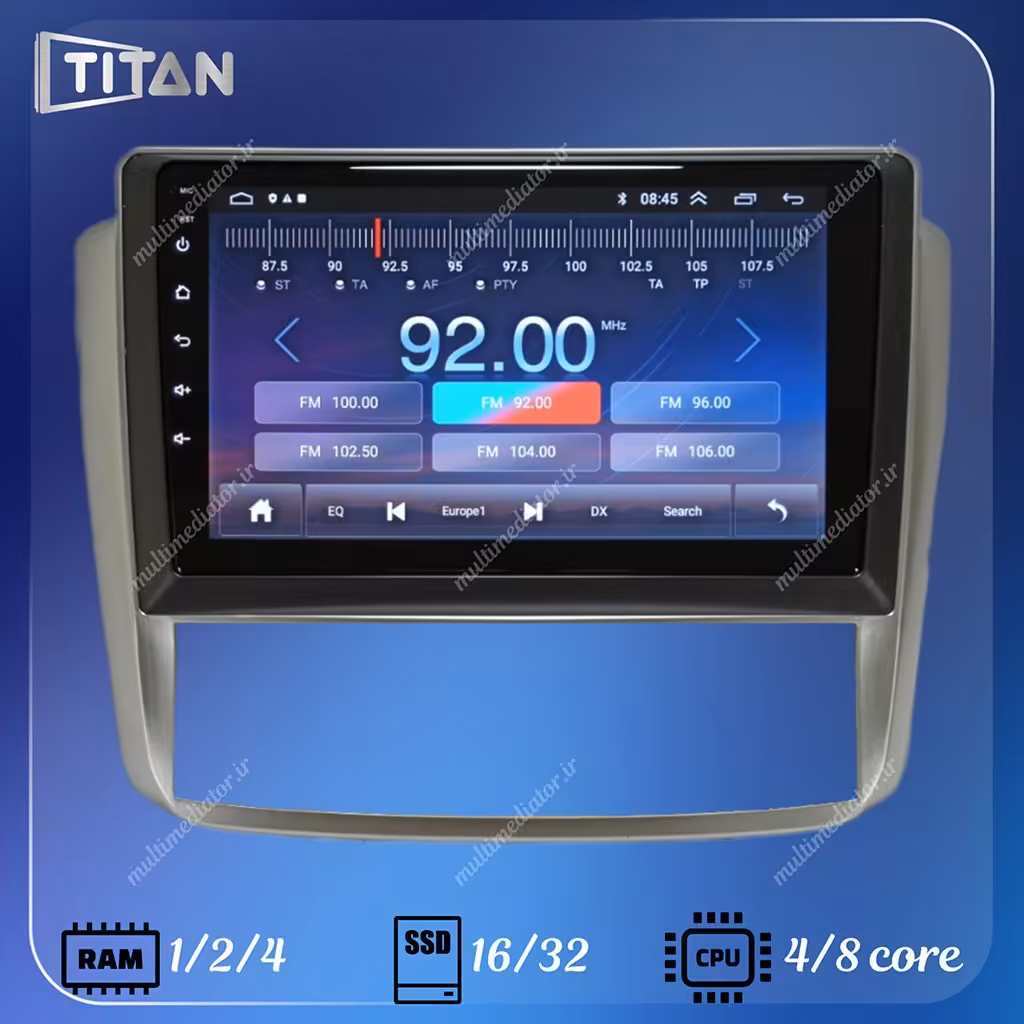 مانیتور اندروید آریو (Z300) (1393-1398) تیتان با گارانتی یکساله
