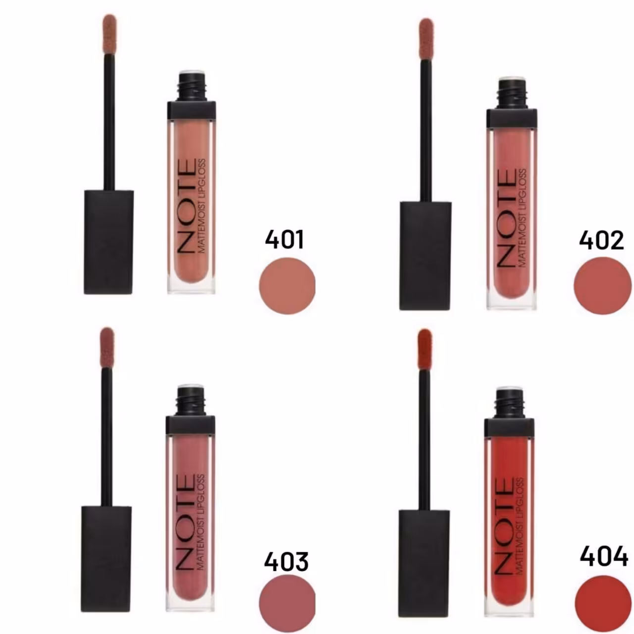 رژ مایع نوت سری مات و آبرسان