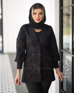 مانتو مجلسی ابریشم مدل پارمیدا(فکورا)