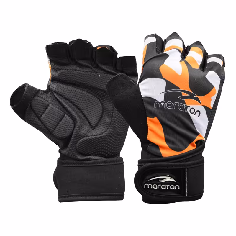 دستکش بدنسازی زنانه ماراتن مدل 402P295 نارنجی