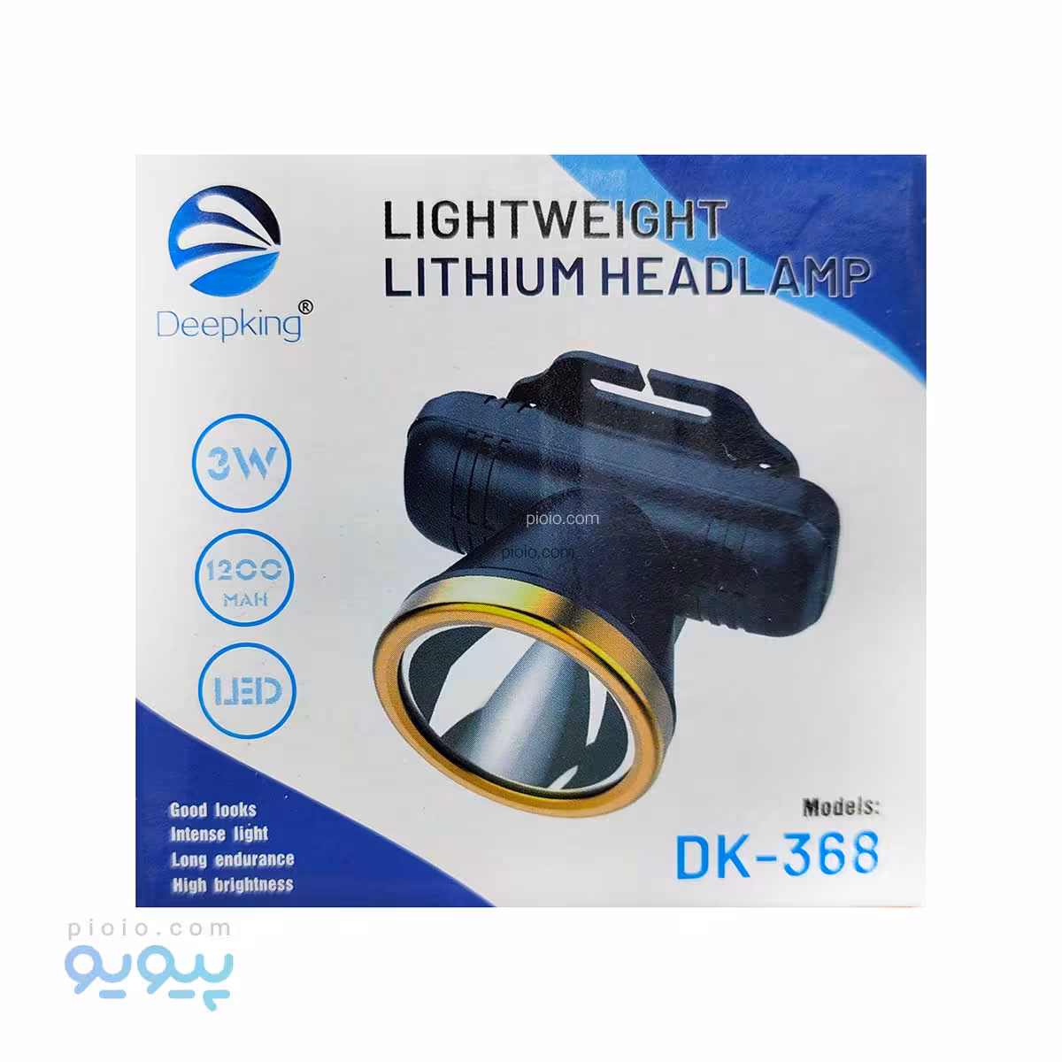 چراغ پیشانی دیپ کینگ مدل DK-368 تک و عمده