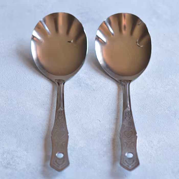 کفگیر صدفی استیل