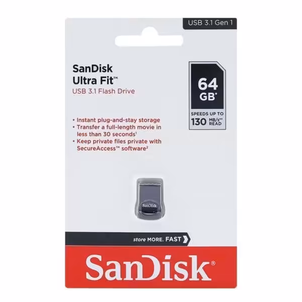 Flash SanDisk Ultra Fit 64GB USB3.0 | فلش مموری سن دیسک