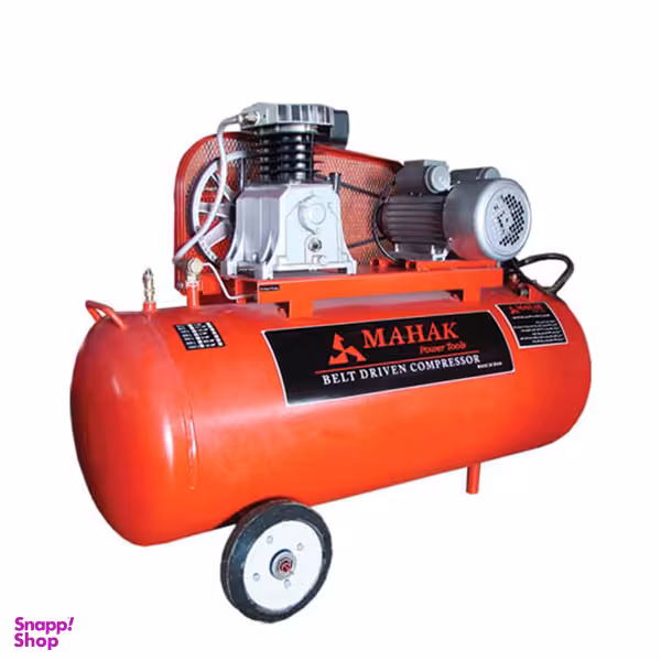 پمپ باد دو سیلندر محک (Mahak) مدل AP-301 حجم 250 لیتر