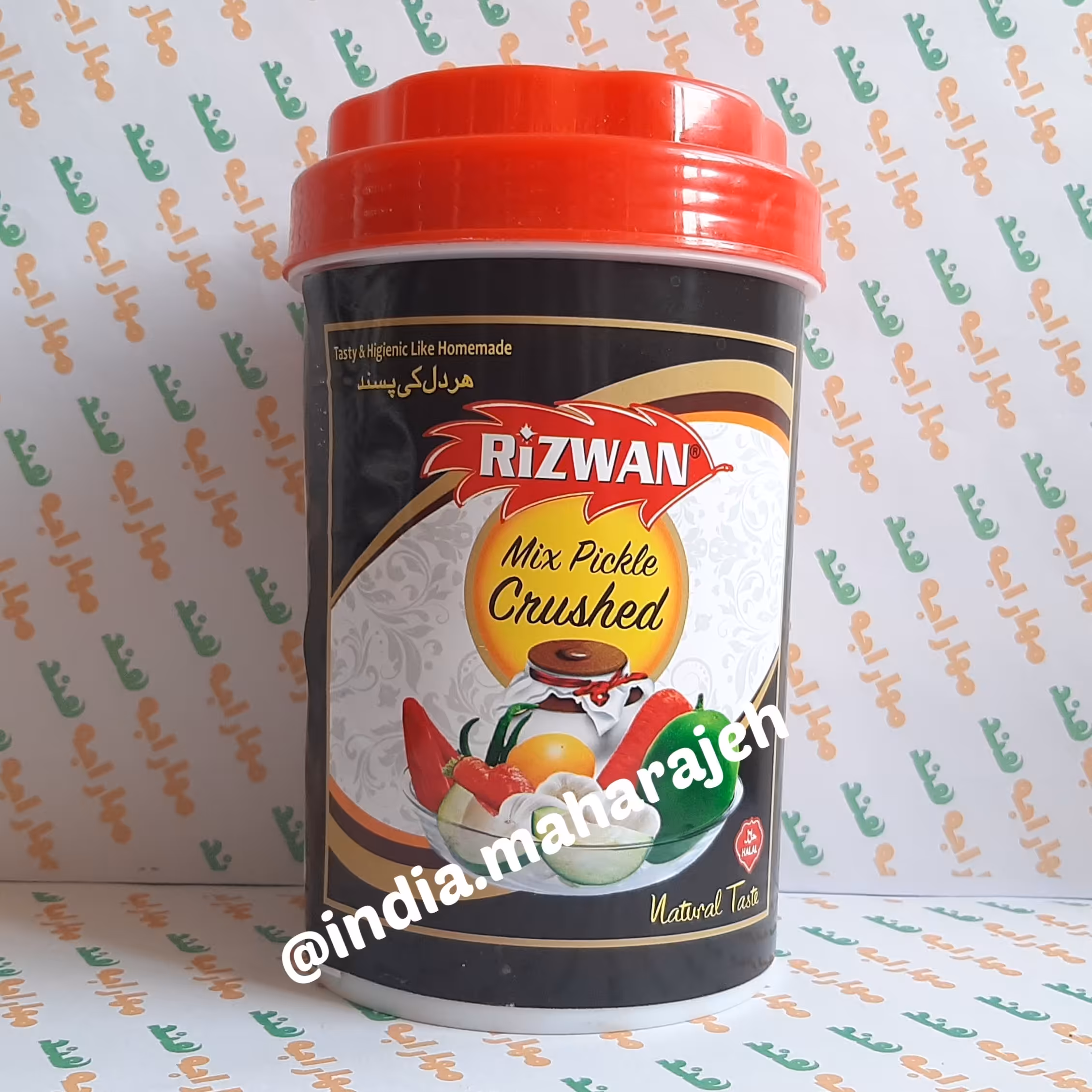 ترشی مخلوط انبه و سبزیجات یک کیلویی ساخت پاکستان 