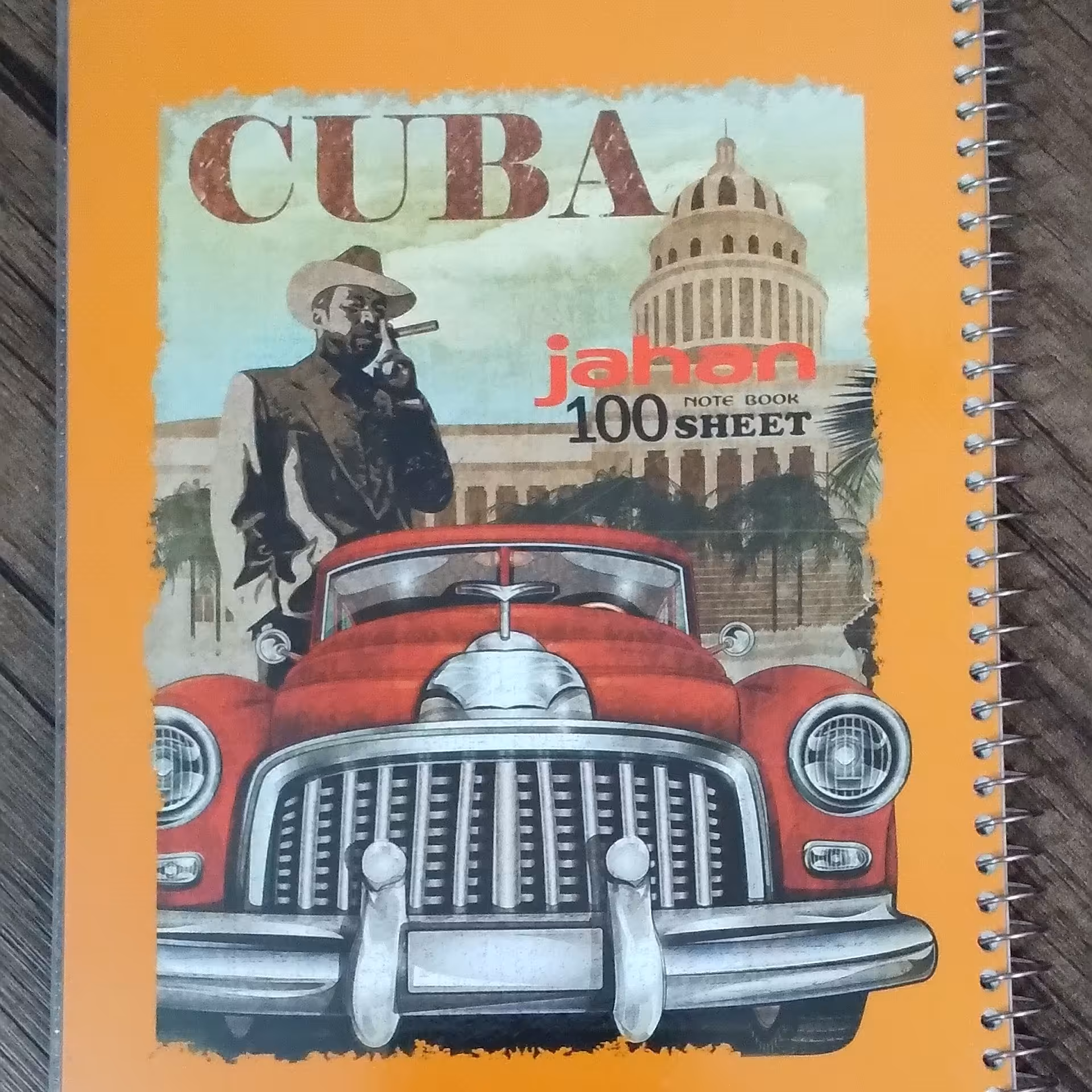 دفتر مشق سیمی 100 برگ جهان طرح سفر  جلد شده