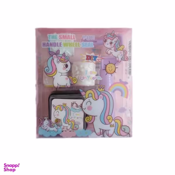 مهر مدل غلطکی اسب شاخدار مجموعه 3 عددی