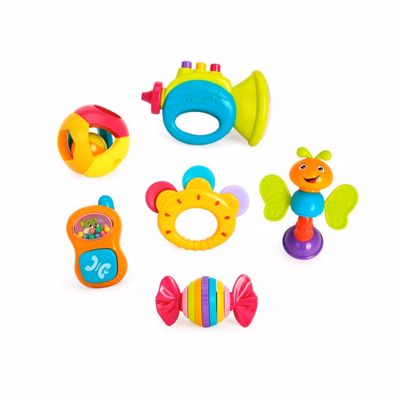 ست جغجغه هالی تویز مدل 939 مجموعه 6 عددی