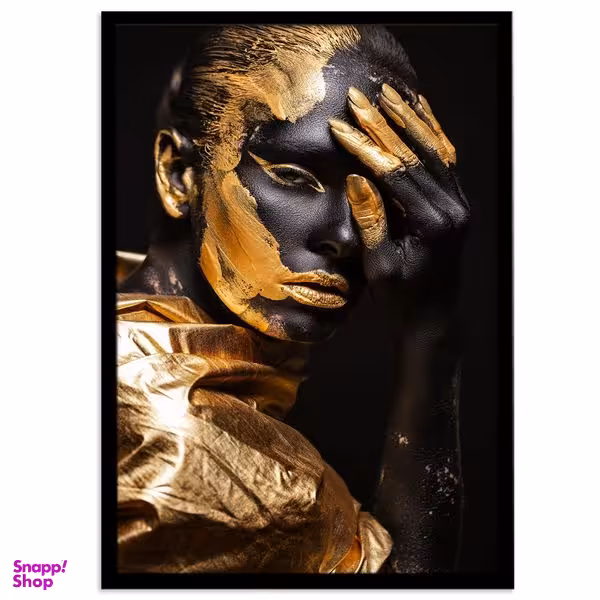 تابلو نوری بکلیت طرح چهره ژستیک زن مدل B-s2328