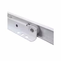 ریل کابینتی ساده دو تکه غلطکی سفید 30 سانت BRAVIA