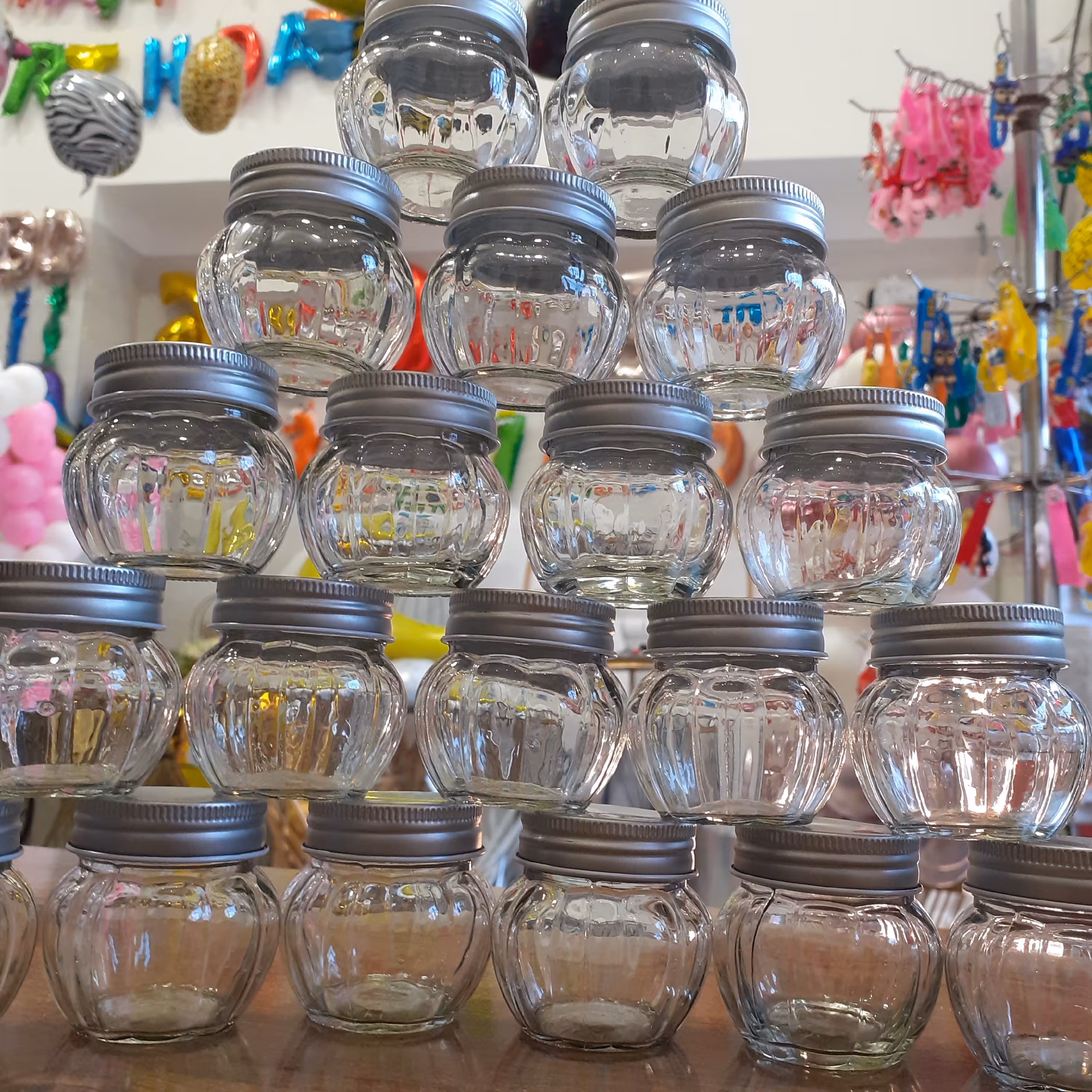 شیشه های نقلی درب کانتینری / شیشه زعفران