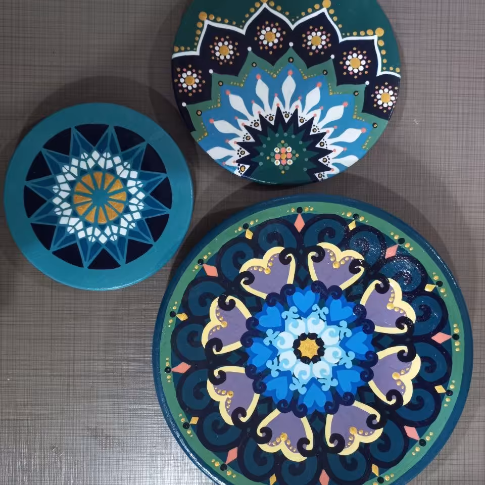 ست 3 عددی ظروف سفالی طرح سنتی و مدرن حتی می‌توانید با ارائه طرح مد نظرتون سفارش دهید ارسال رایگان