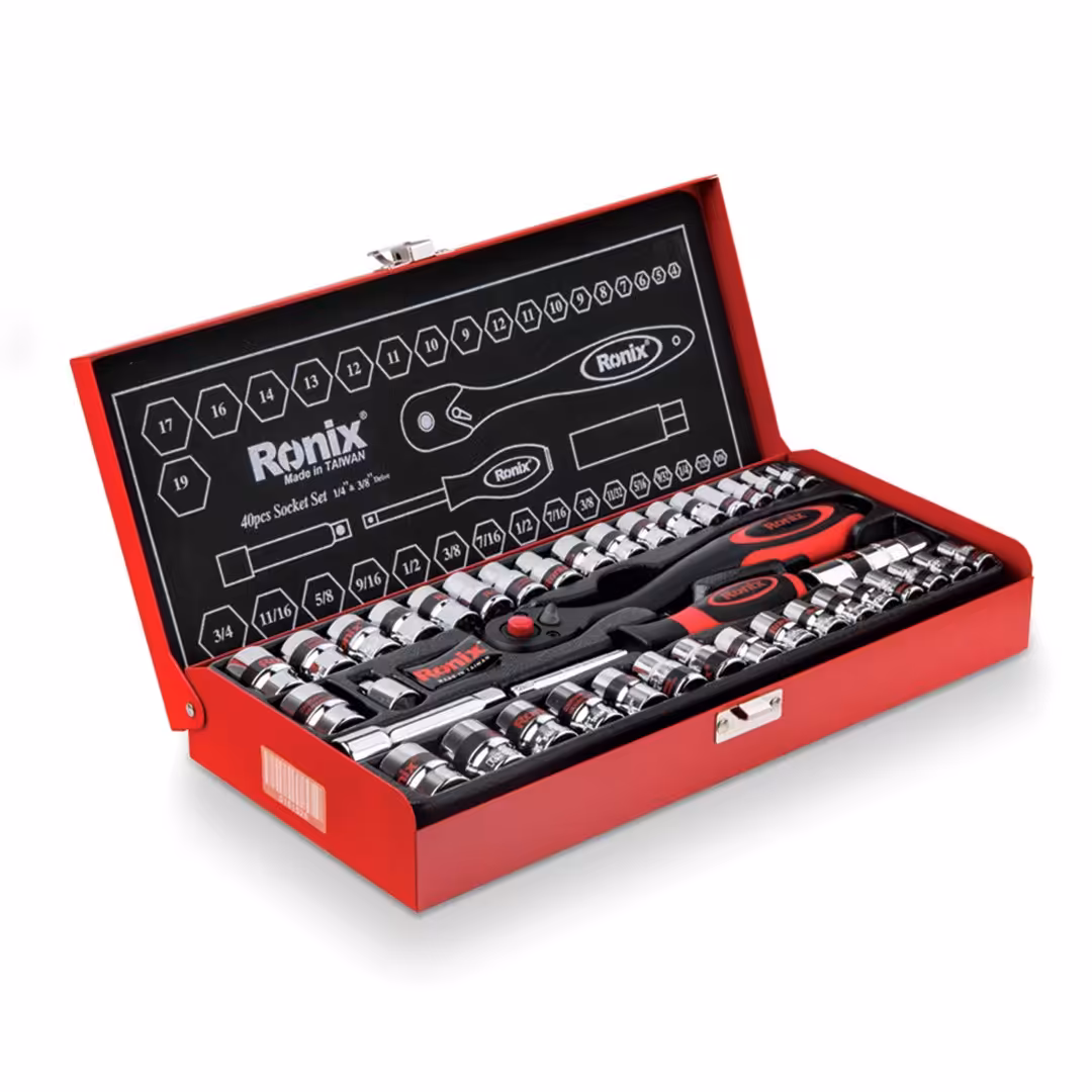 مجموعه بکس 40 عددی 3.8اینچ دسته trpرونیکس مدلRh-2640