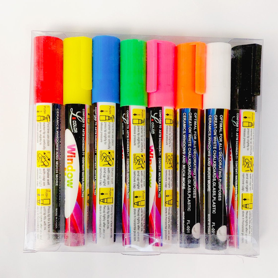 ماژیک وایت برد نئون بسته 8 رنگ