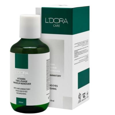 محلول آرایش پاککن دوفاز ویتامینه لدورا 200 میلی لیتر