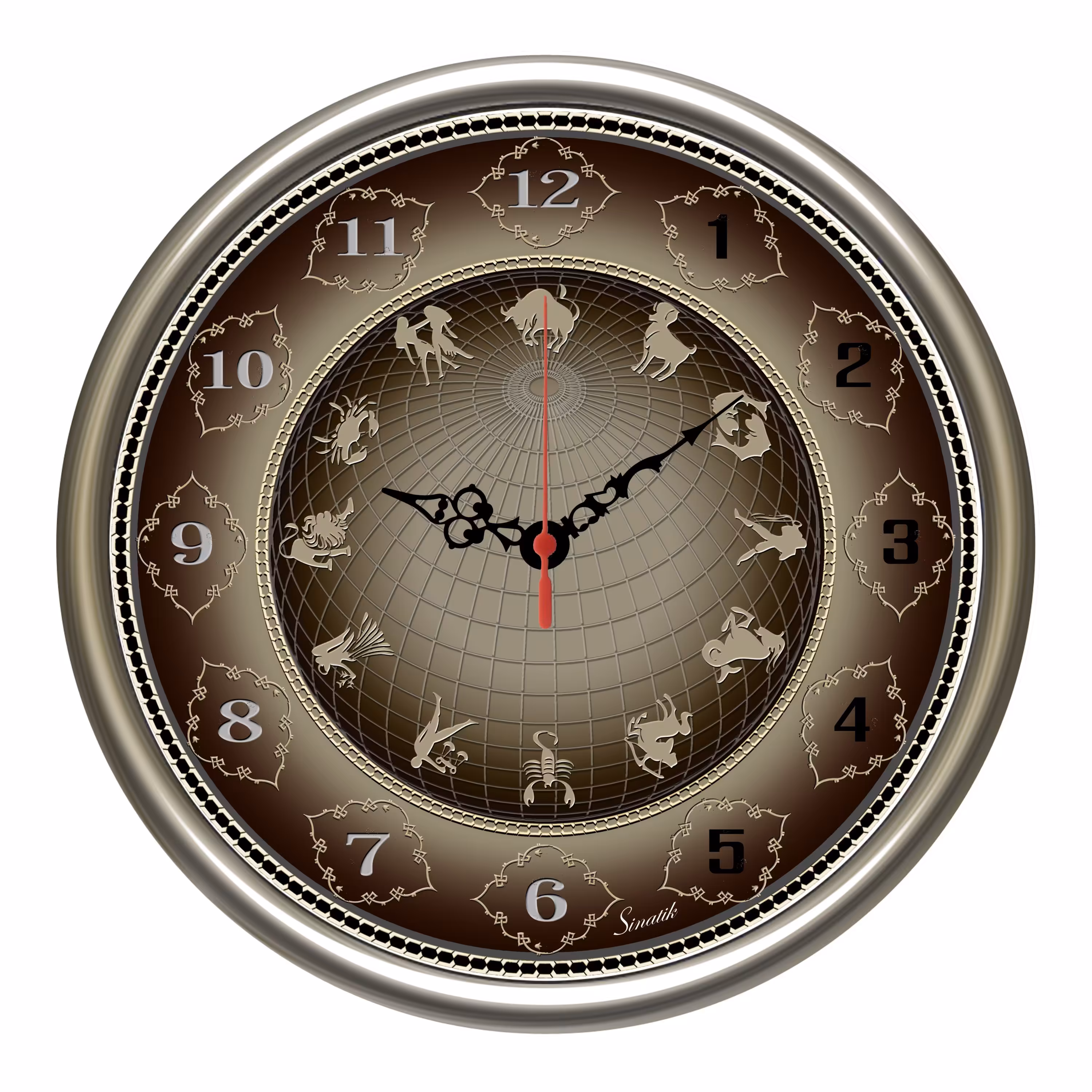 ساعت دیواری 50 سانت طرح سور فلکی