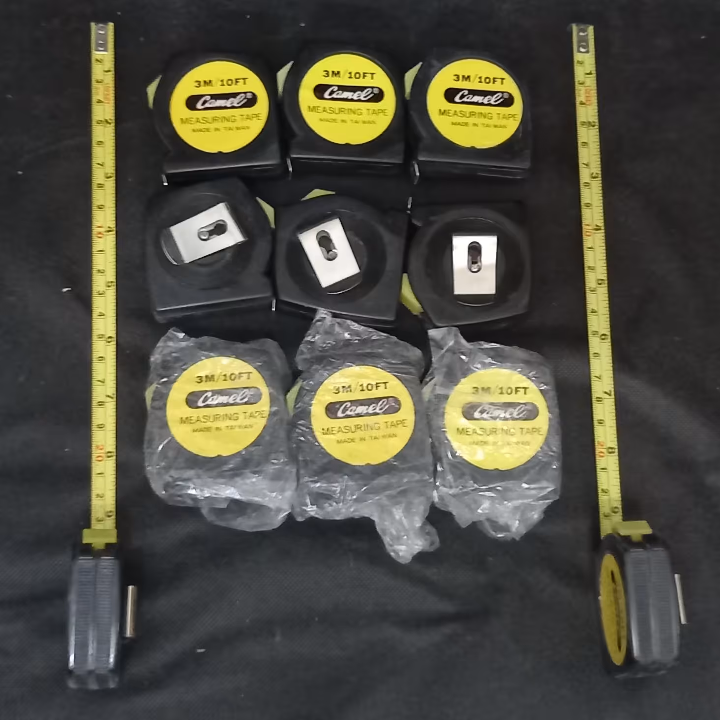 متر آهنی قفل دار 3 متری مهندسی تایوانی