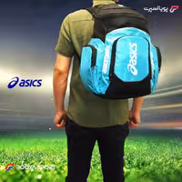 کوله پشتی ورزشی ضد آب جدید اسیکس asics سایز متوسط a12 سبز- مشکی