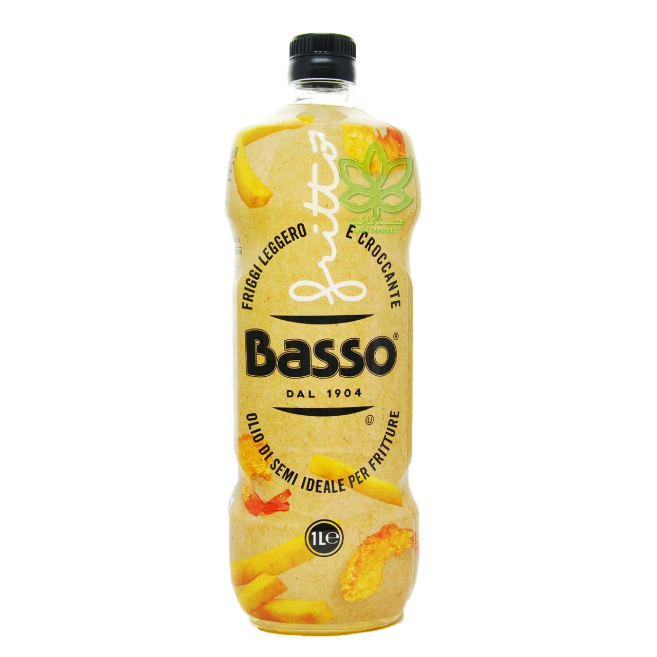روغن سرخ کردنی آفتابگردان 1 لیتر باسو - basso