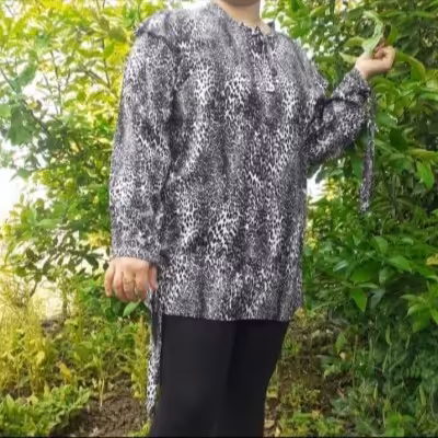 شومیزپلنگی بلند کرپ الیزه