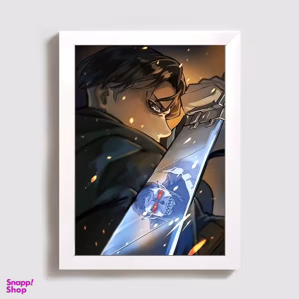 تابلو مدل انیمه اتک آن تایتان لیوای attack on titan levi W302