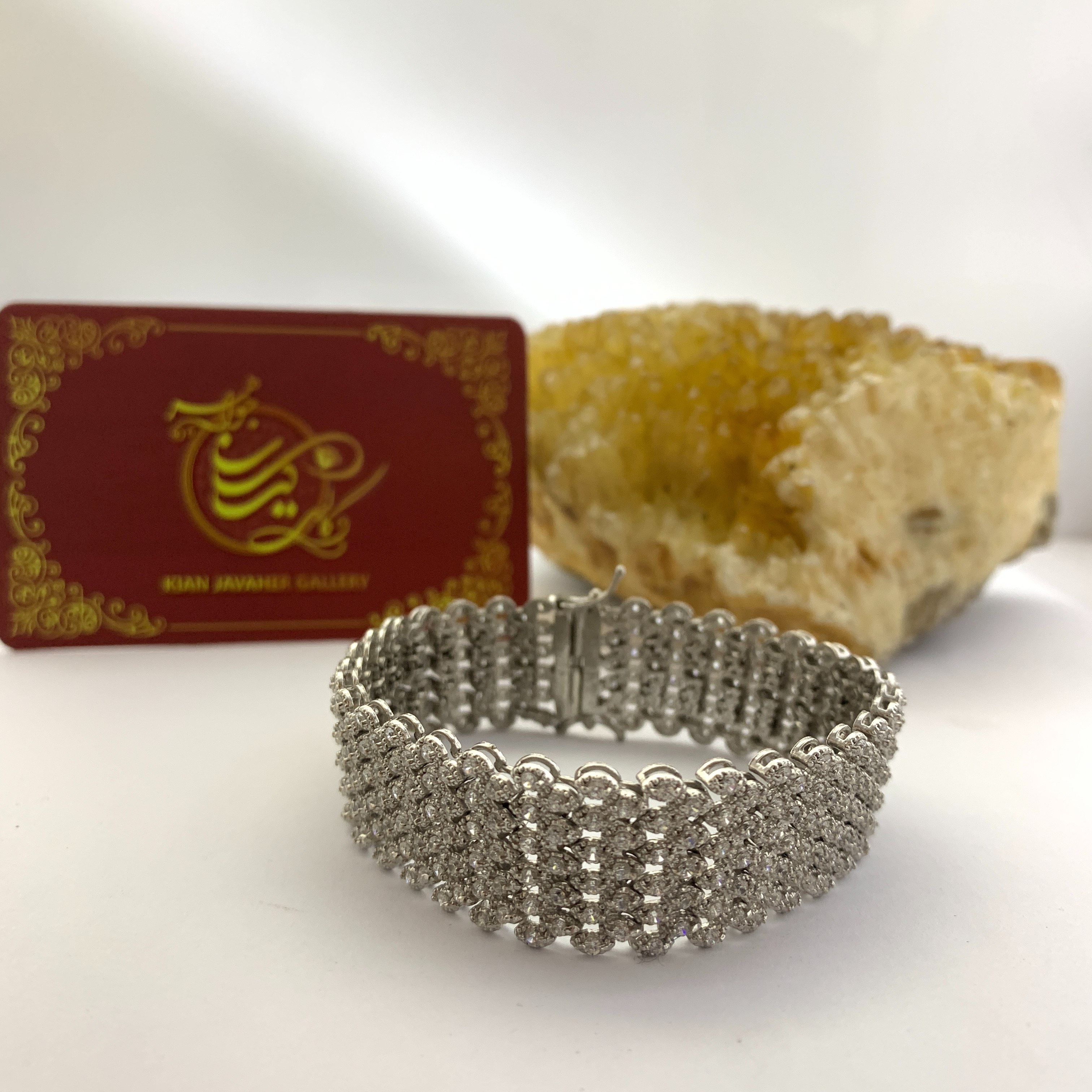 دستبند نقره زنانه مجلسی