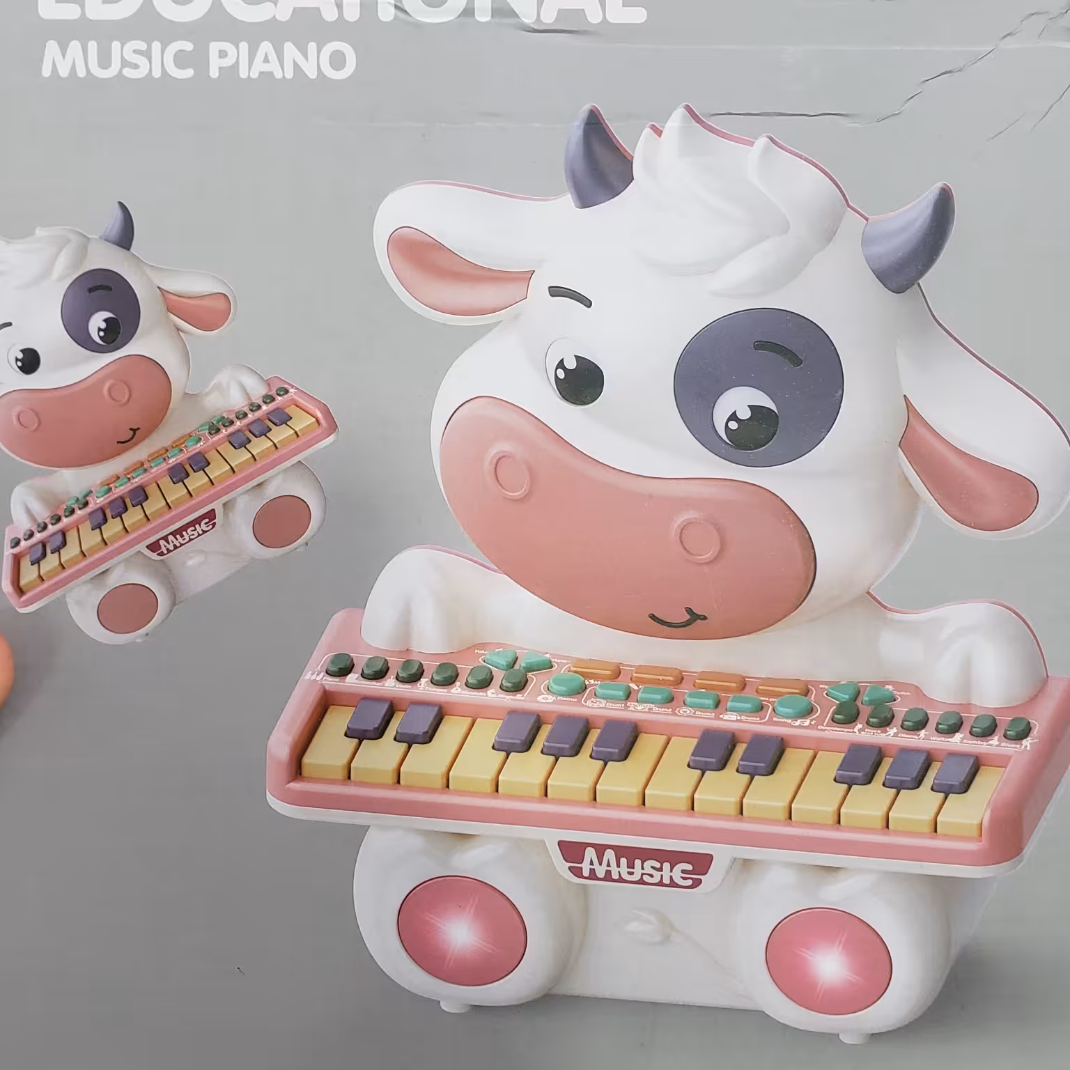 اسباب بازی پیانو گاوی باطری خور کیفیت عالی