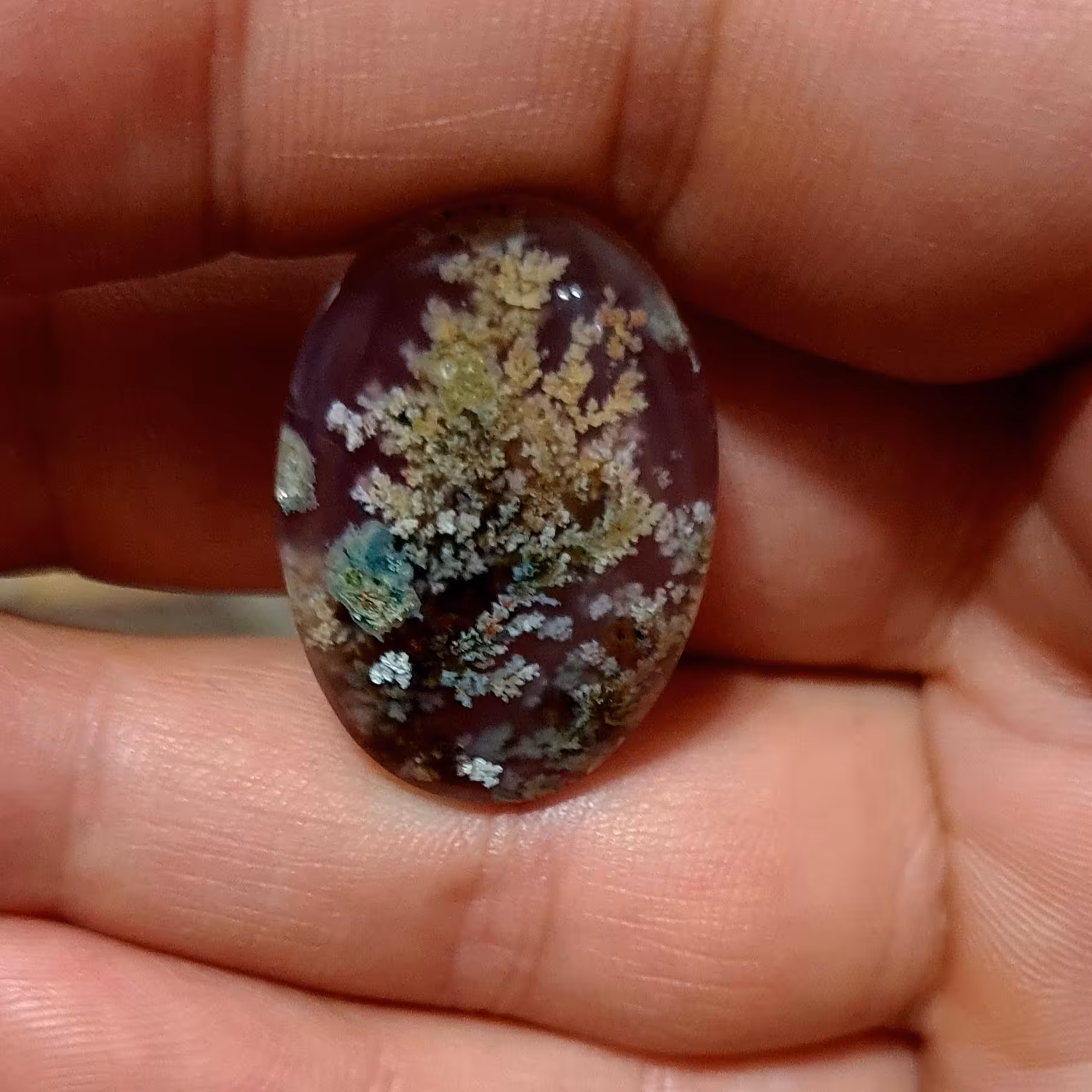 عقیق هفت رنگ زیبا