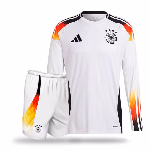 پیراهن و شورت اول آلمان 2024/2025 (آستین بلند)