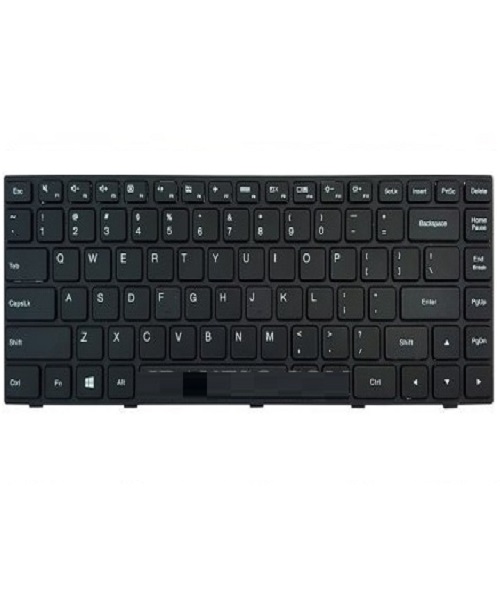 کیبورد لپ تاپ لنوو مدل IdeaPad 100S 14IBD مشکی بافریم