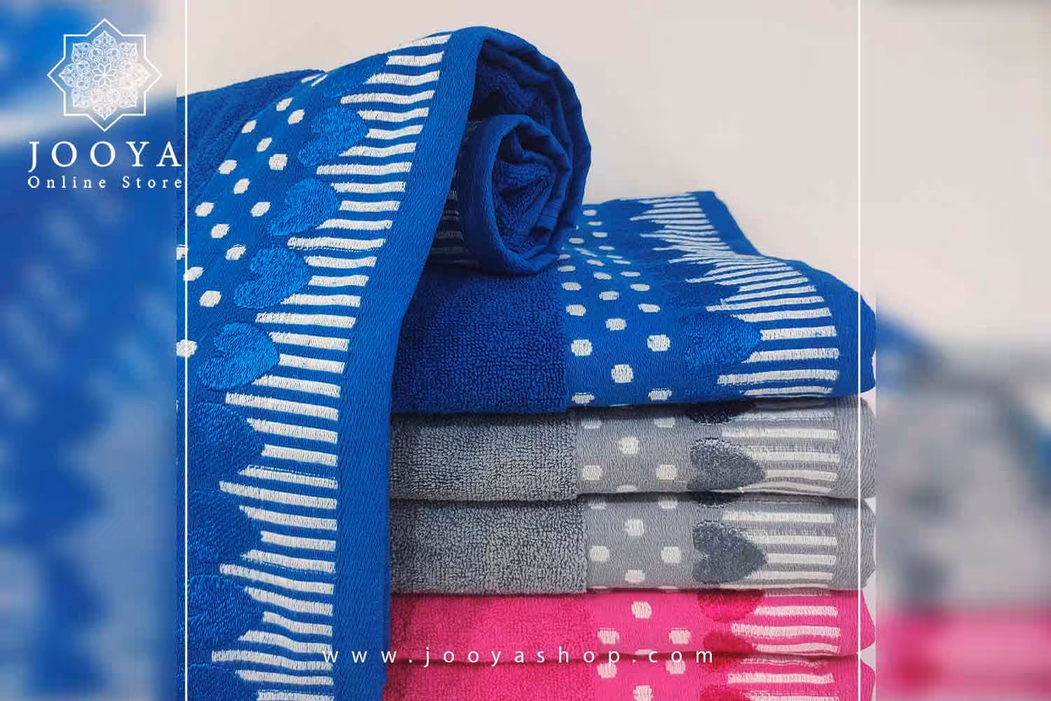 حوله دستی طرح قلب کلاسیک