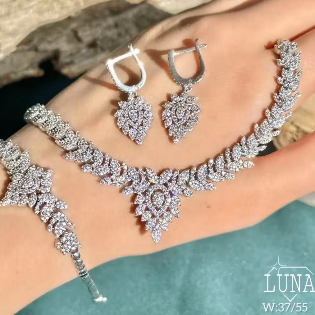 سرویس جواهری نقره