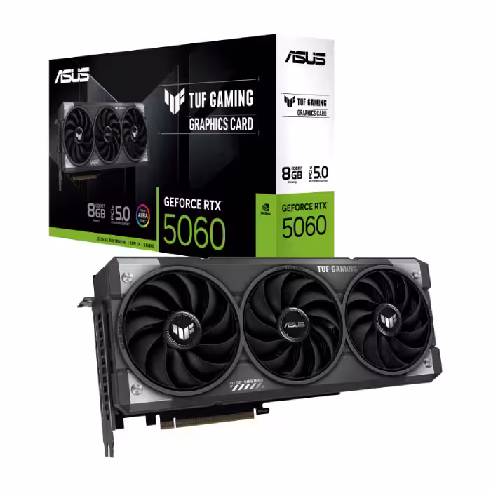 کارت گرافیک ایسوس مدل TUF Gaming GeForce RTX 5060 8GB GDDR7