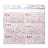 دستمال کاغذی 200 برگ دو لایه نانسی مدل Soft Pack بسته 6 عددی