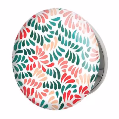 آینه جیبی خندالو طرح برگ مدل تاشو کد 5452