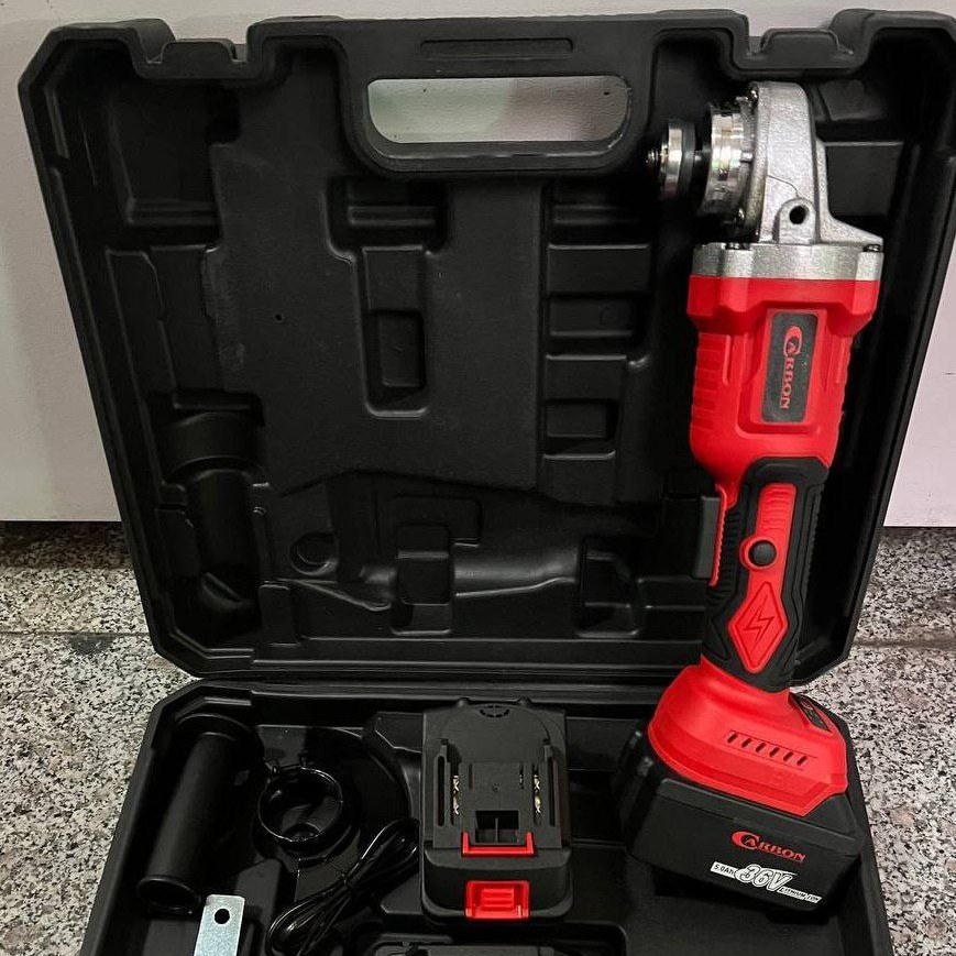 مینی فرز شارژی دوباطری کربن36 ولت واقعی 