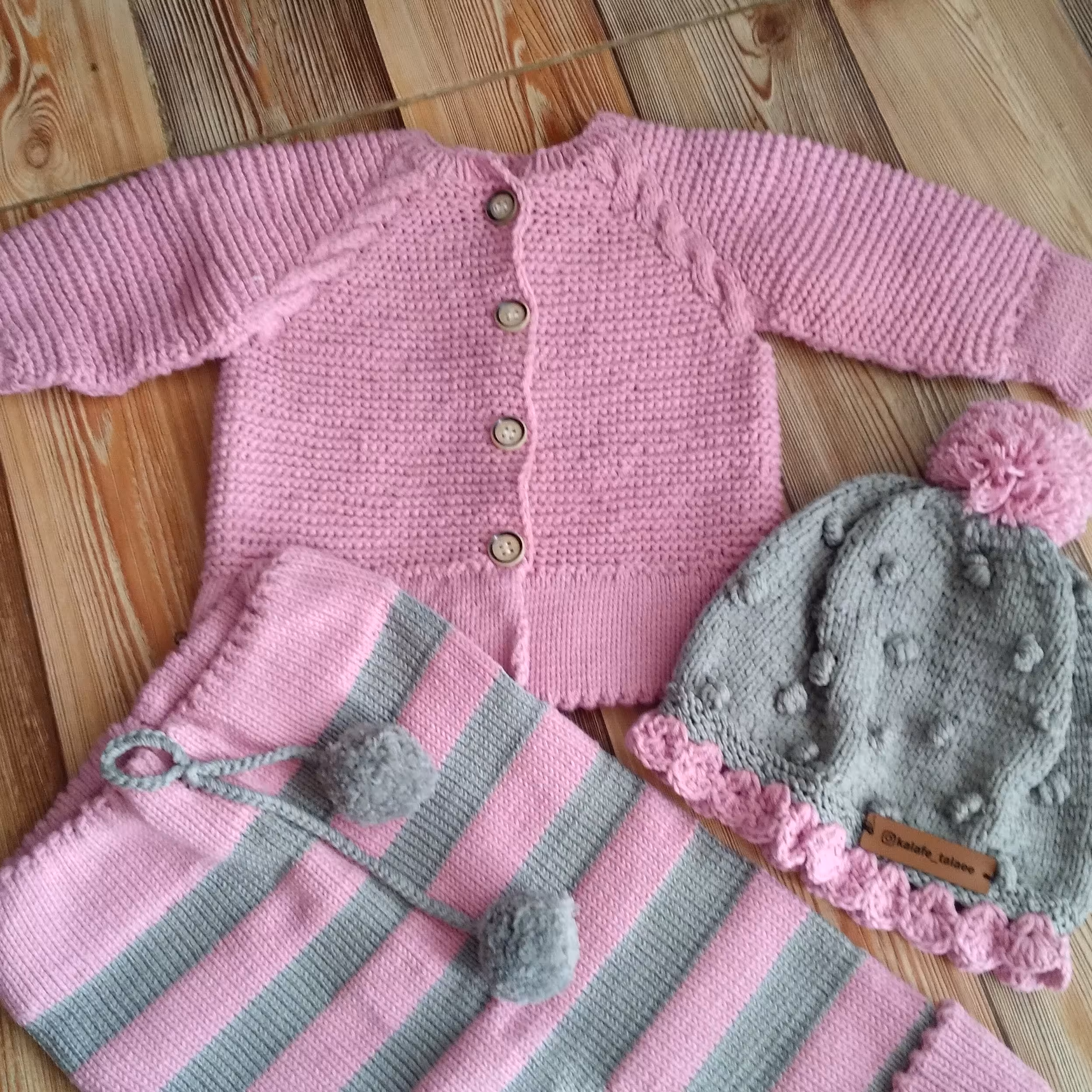 بلوز وشلوار بافت 