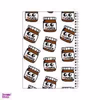 دفتر مشق 100 برگ بامبیلیپ طرح پترن نوتلایی کد 0546373