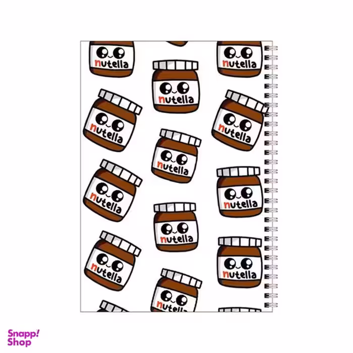 دفتر مشق 100 برگ بامبیلیپ طرح پترن نوتلایی کد 0546373